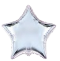 Flexmetal Star Silver 18"/45cm