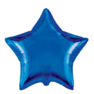 Flexmetal Star Blu  18"/45cm
