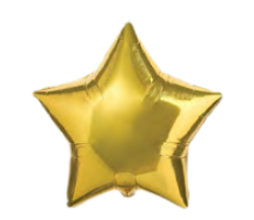 Flexmetal Star Gold  18"/45cm