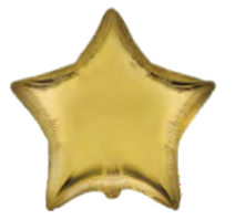 Flexmetal Star Satin Steel Lemon  18"/45cm