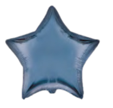 flexmetal Star Satin Steel Bue  18"/45cm