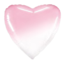 Flexmetal Heart Pastel  Baby Bue  18"/45cm