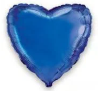 Flexmetal Heart Blue  18"/45cm