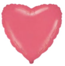 Flexmetal Heart Pastel Red  18"/45cm