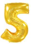 Flexmetal numero 5 oro 44"/112cm h