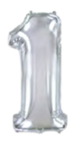 Flexmetal numero 1 Argento 44"/112cm h