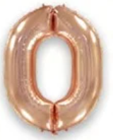 Flexmetal numero 0 Rose Gold 44"/112cm h